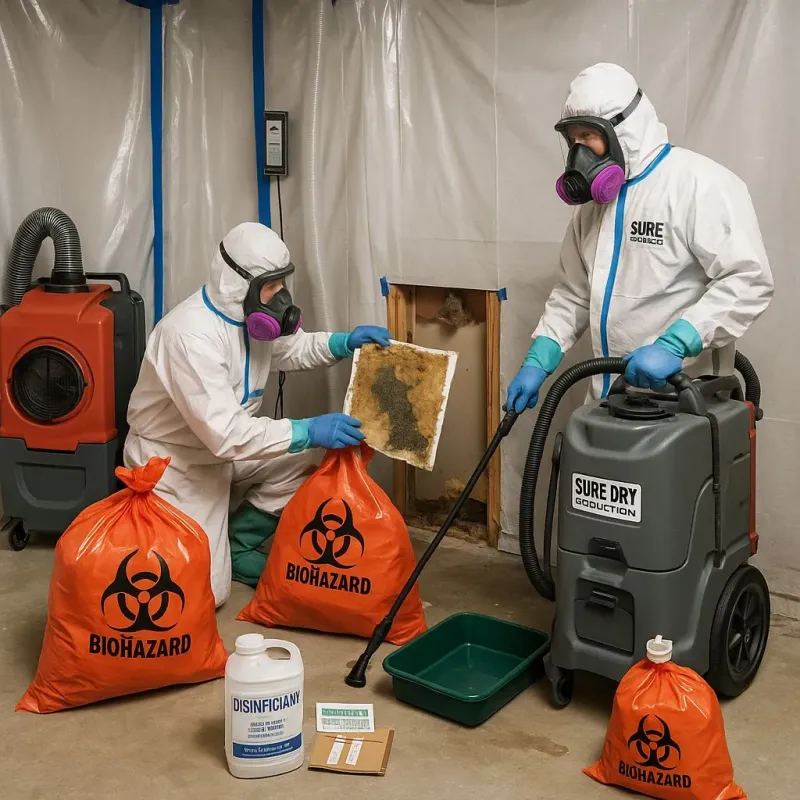 Contaminated Water Handling Protocols process in Harkers Island, NC